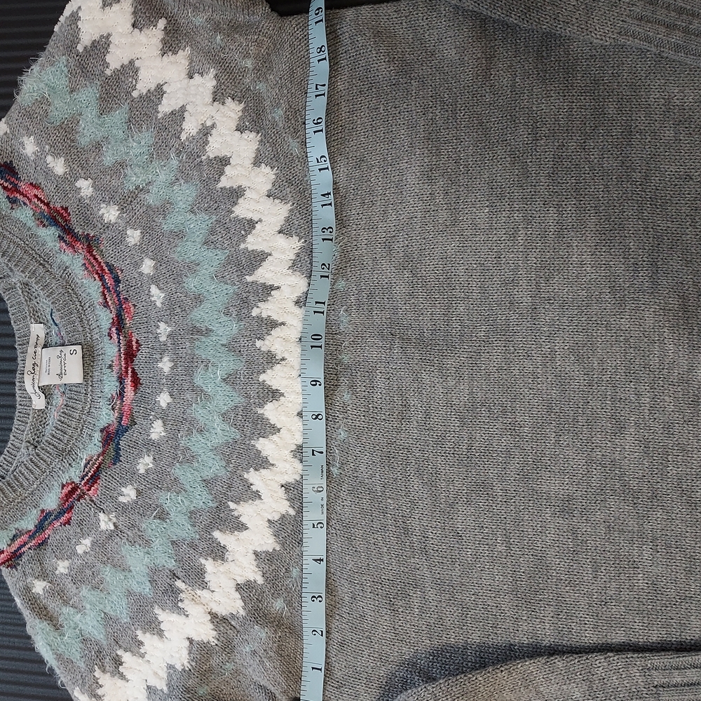 Gray, American Rag Patterned Sweater - Picture 3 of 4